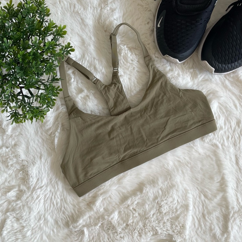 SKIMS Olive Sports Bra